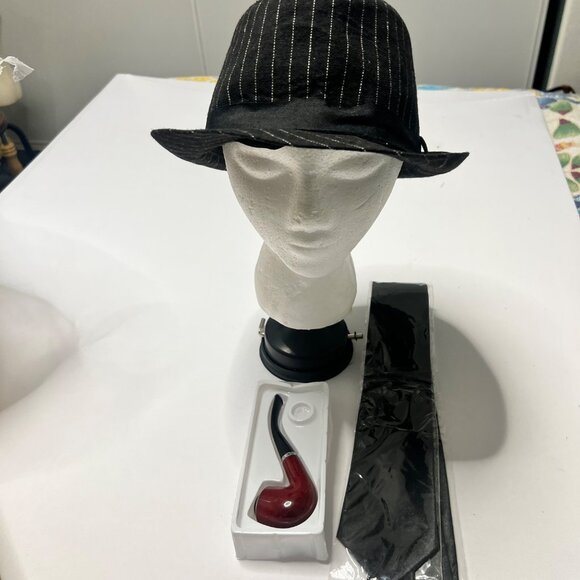 Gatsby Gangster 1920 Costume Men Accessories Set #2538 - Picture 1 of 7